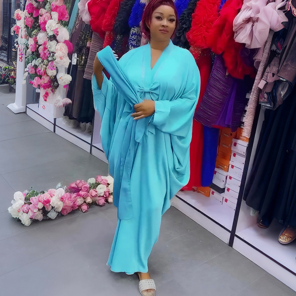 Abayas de Dubaï pour femmes, mode musulmane africaine de luxe, caftan marocain, robes de soirée, robe en mousseline de soie, boubou, djellaba femme
