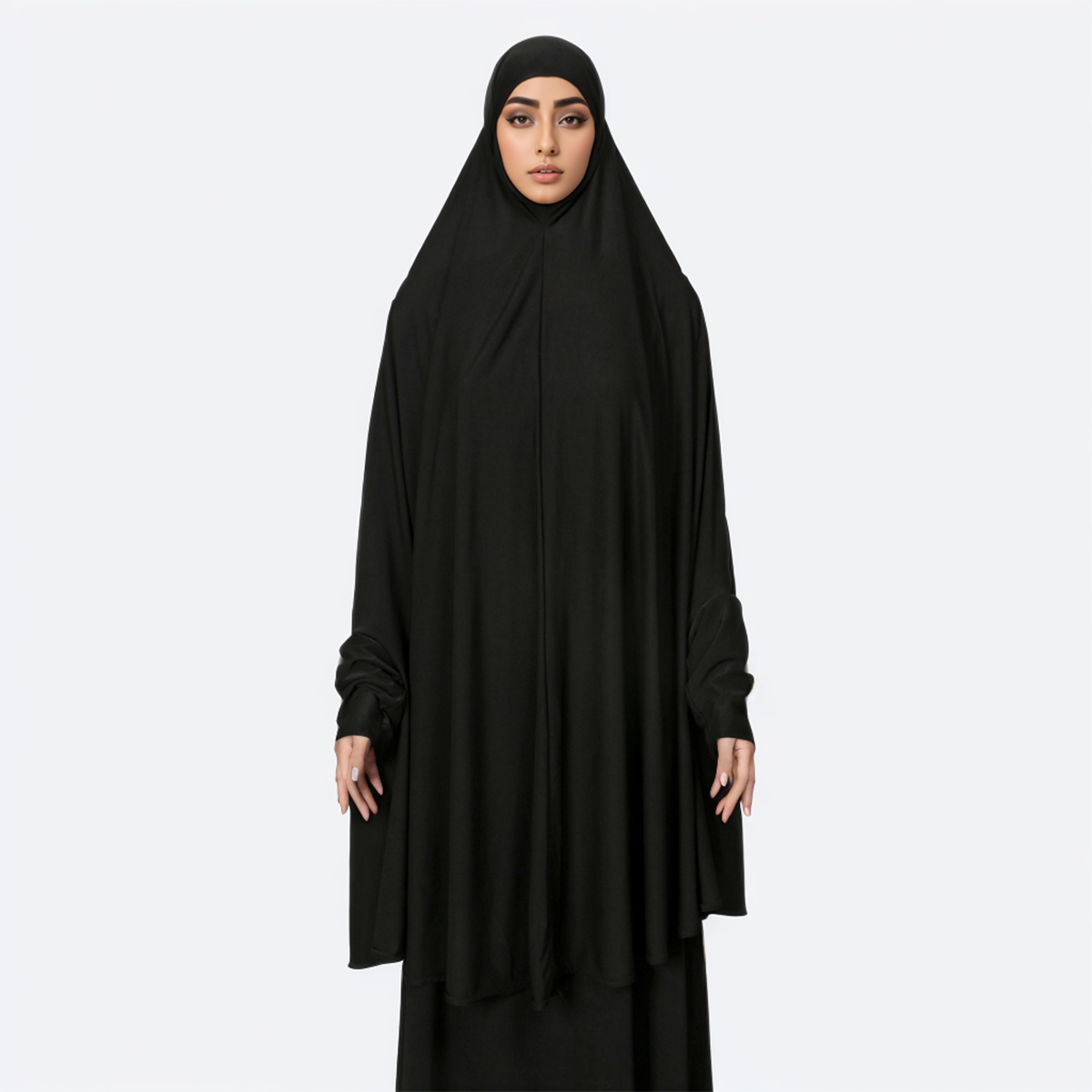 Nouveau chanvre mode musulman Hijab écharpe Khimar Ramdan Eid musulman Long Hijab couvre-chef femmes Jubha islamique Musulman prière vêtement