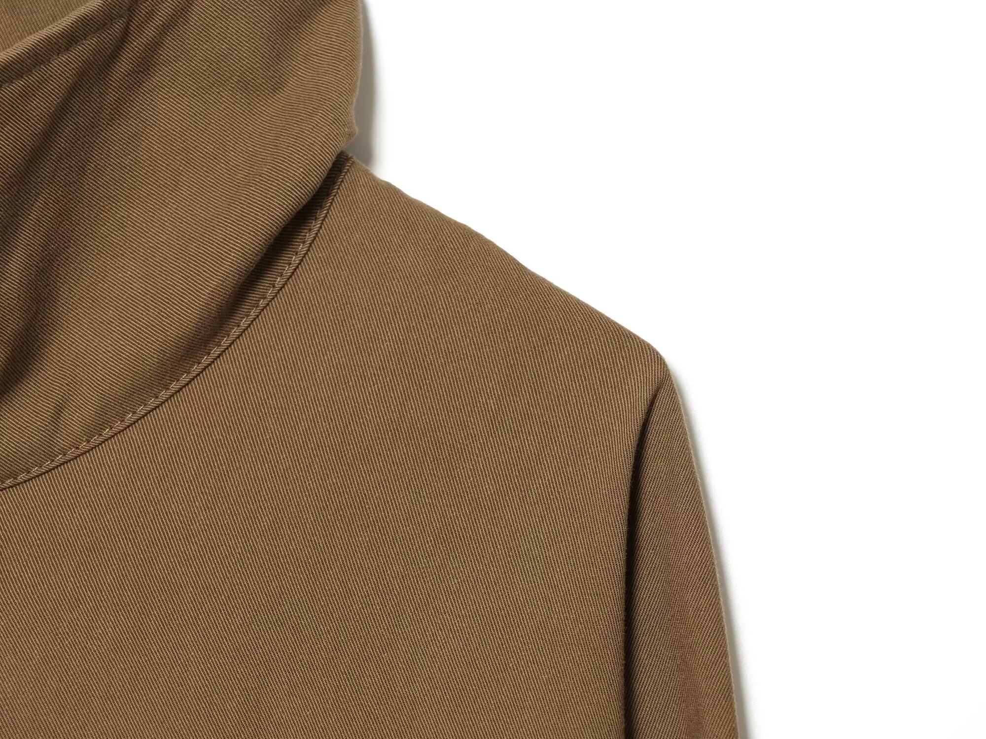 BSAY Nouvelle Veste Décontractée Ample à Col Montant et Boutonnage Simple pour Femme, Manches Longues, Ourlet Élastique, Style Streetwear, Couleur Kaki 2026