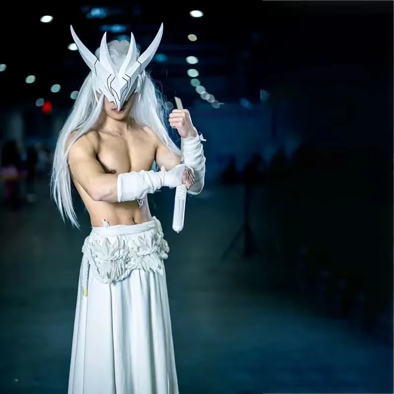 The Unforgotten Yone Cosplay Costume, Jeu LOL Py Play Uniform, Halloween Carnival Outfits for Women and Men