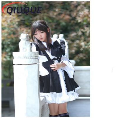 Tenue de femme de chambre, robe longue style anime, robe tablier noir et blanc, robes Lolita, costume de cosplay pour homme, café, Горничная Mucama