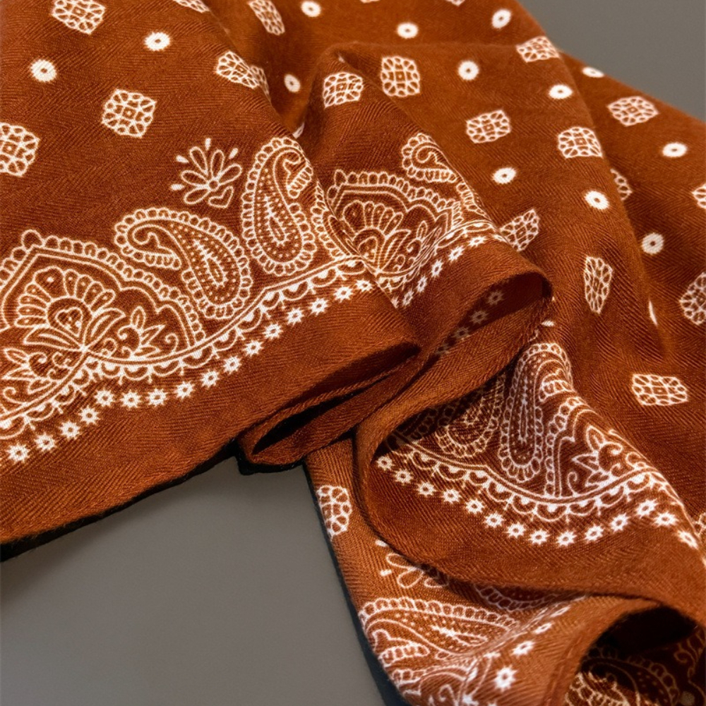 Foulards carrés 65*65cm, imprimé paisley, hijab, sensation coton, foulard pour la tête, femme, printemps, automne, décoration, foulard doux, bandana