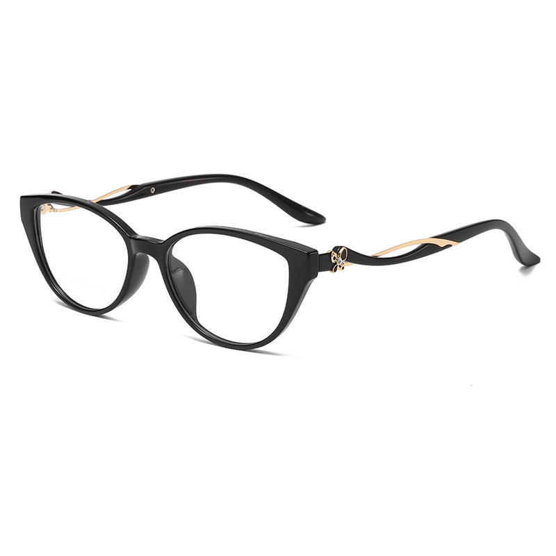 Femmes œil de chat montures de lunettes pour femmes montures en verre optique rétro rose lunettes de Prescription mode femme lunettes F6026