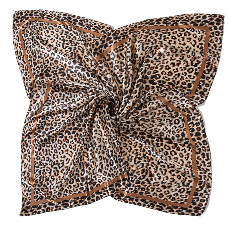 Foulard Carré en Satin Doux pour Femme, 90x90cm, Belles Fleurs, Châle, Écharpe de Sauna