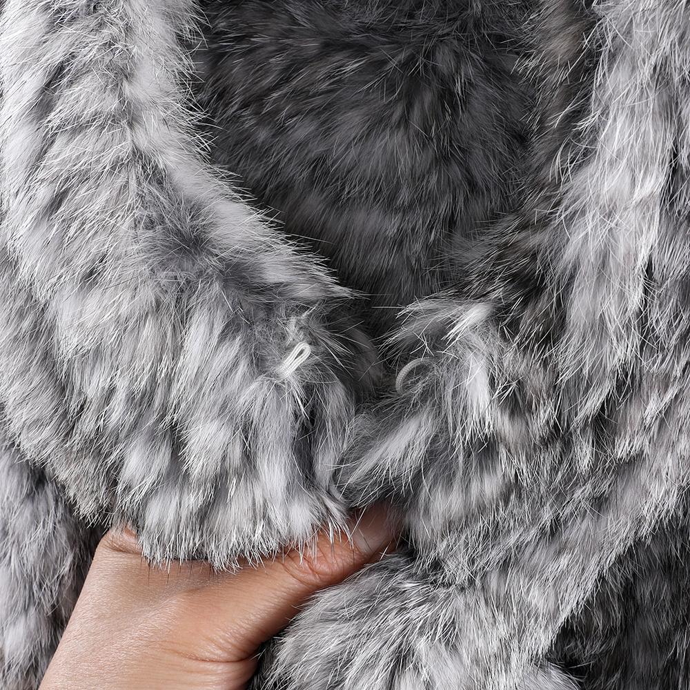 BOONJOVIA Cape en fourrure de lapin véritable naturelle pour femme, châle chaud d'hiver, pashmina, poncho de soirée et de mariage, étole de créateur