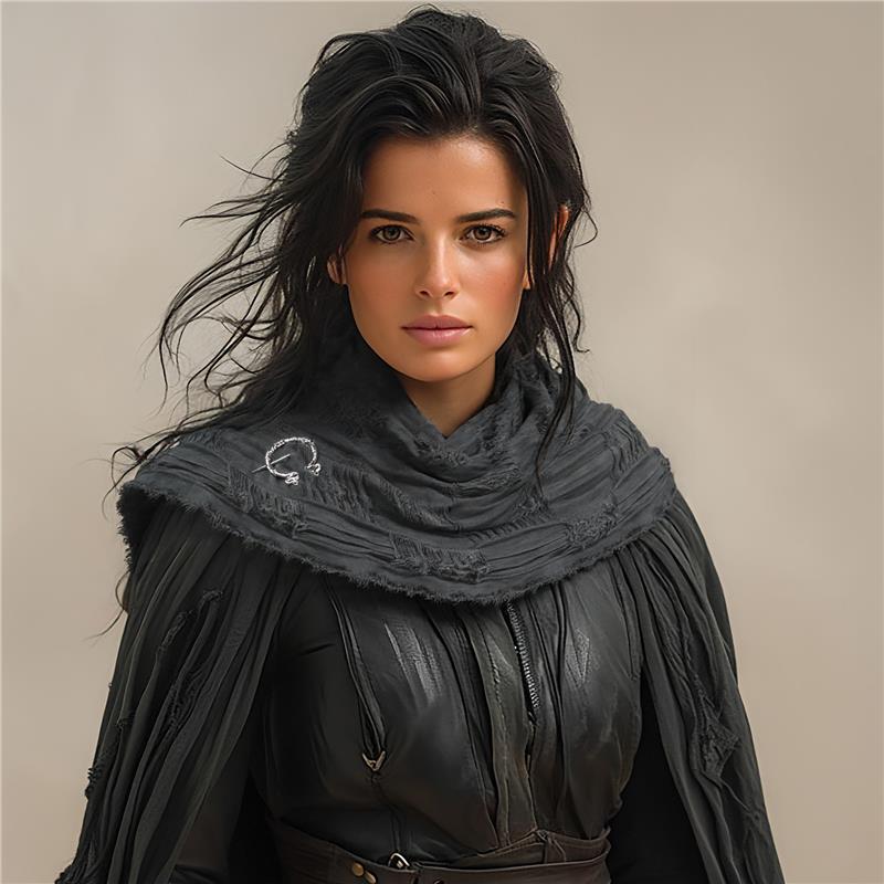 Techwear Style déchiré gland Punk Vintage écharpe homme femme médiéval chevalier Cape Halloween Cosplay châle Costume