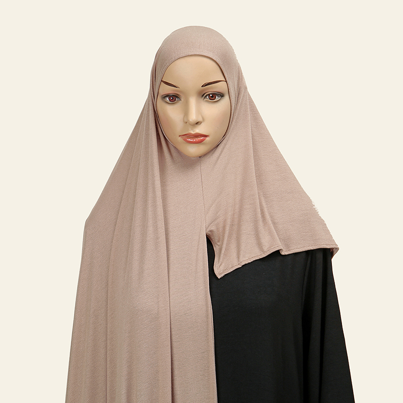 Mode Modal Jersey Hijab écharpe instantanée femme musulmane Bonnet Hijab châle dame doux longs enveloppes église prière Turban bandeau