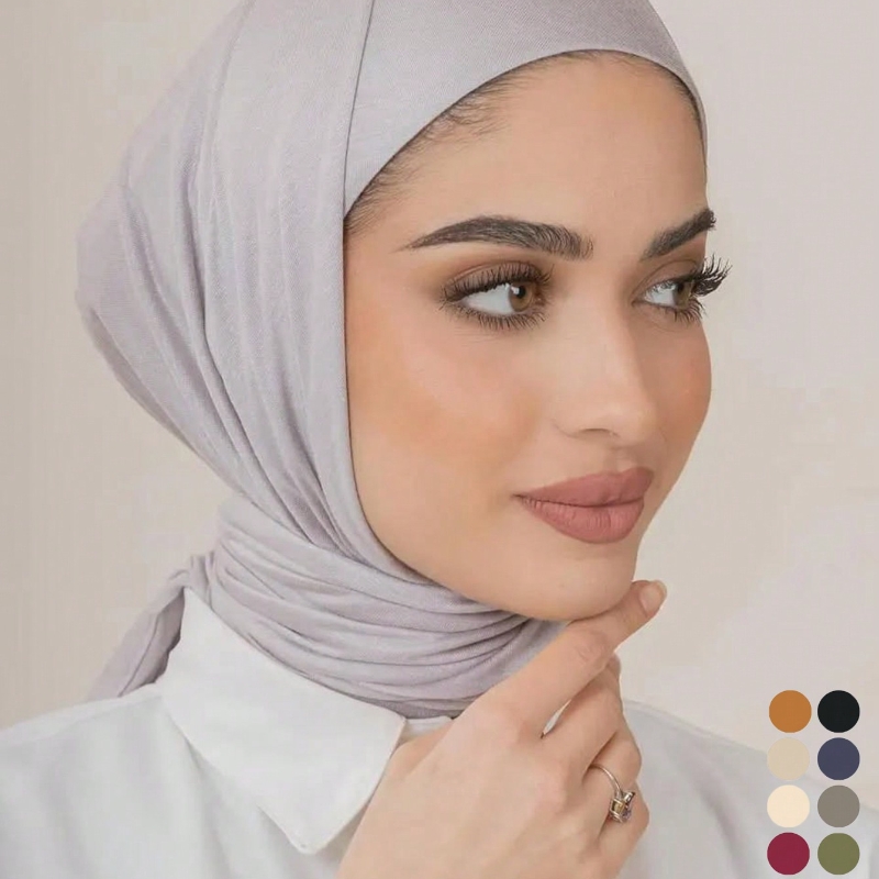 Vente en gros Ramadan plaine Triangle écharpe solide Modal Jersey Hijab élasticité châles musulmans écharpe coton Islam châles et enveloppes