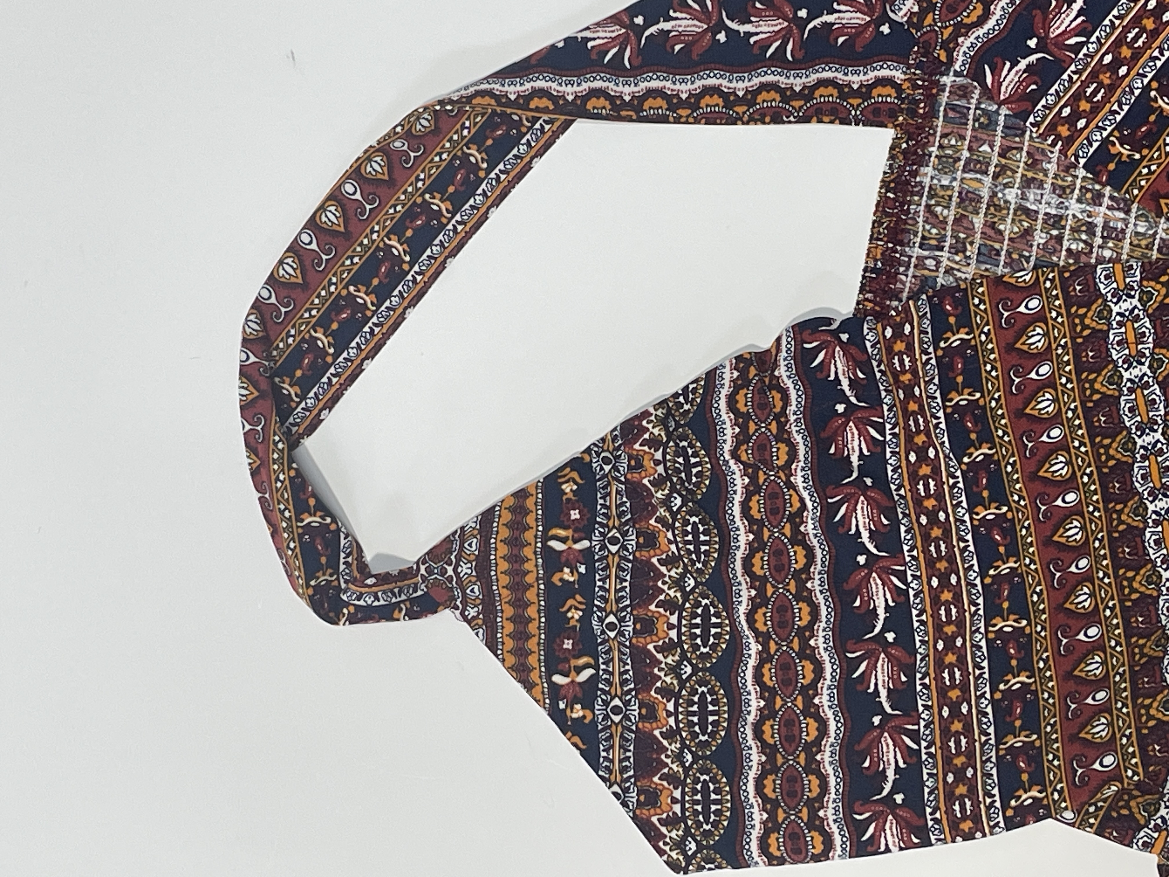 Boho Vintage imprimé fleuri dos nu licou cou robe de plage d'été