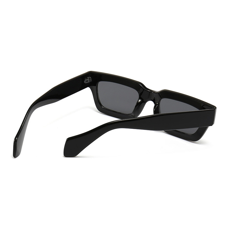 SHONEMES lunettes de soleil carrées élégantes hommes femmes monture épaisse nuances extérieur UV400 lunettes de soleil marron noir Orange pour unisexe