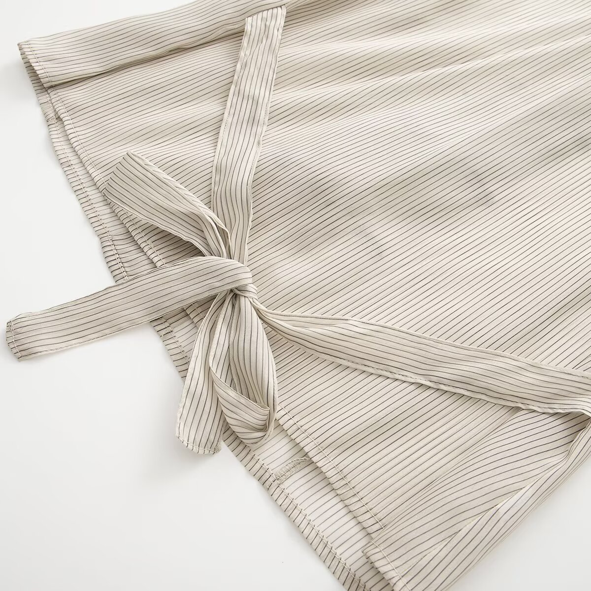 Willshela – chemisier rayé à la mode pour femmes, avec nœud et lacets, simple boutonnage, col rond, manches longues, chemises chics pour dames