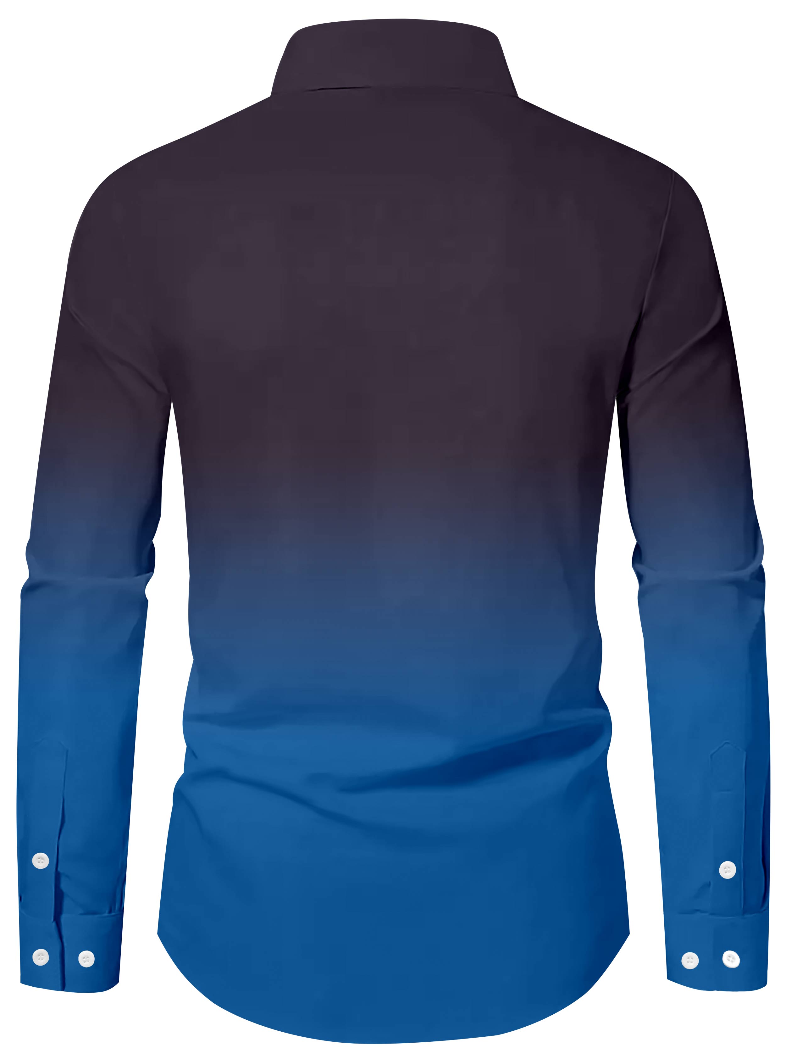 Chemise décontractée à manches longues pour homme, haut à imprimé numérique tendance, haut de randonnée en plein air, lavable en machine