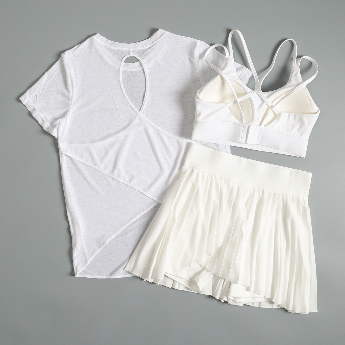Combinaison de sport pour femmes, soutien-gorge de yoga, fitness, manches courtes, haut de gamme, entraînement de course, séchage rapide, nouvelle collection été 2025