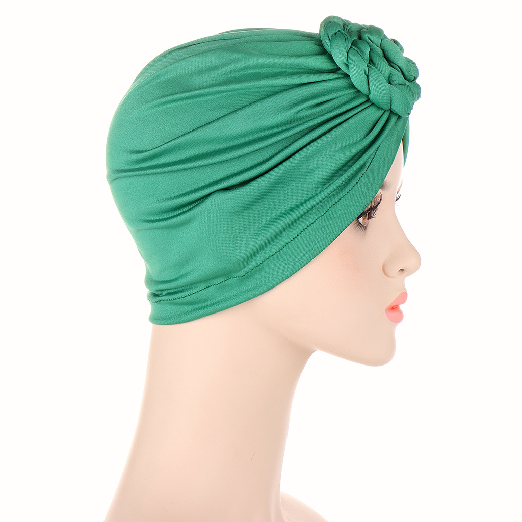 Casquettes Hijab pour femmes musulmanes, bonnet Turban indien, tête ronde, élastique, doux, mode dames, document solide, Ramadan
