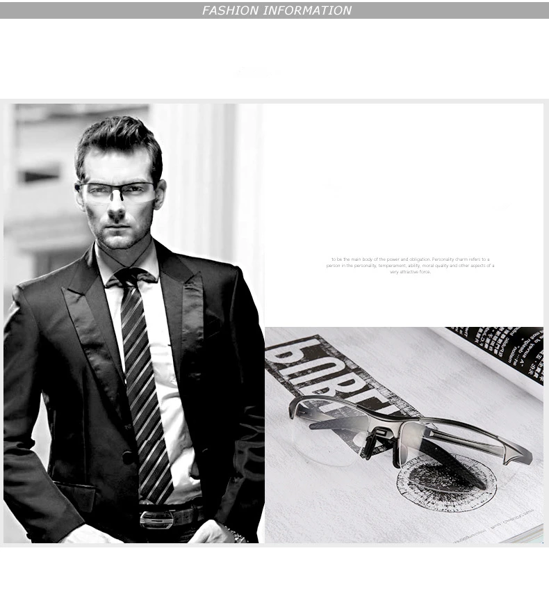 Lunettes à monture en aluminium et magnésium pour hommes, lunettes transparentes, lunettes résistantes pour hommes, lunettes pour contrevenants, lunettes rétro, haute qualité