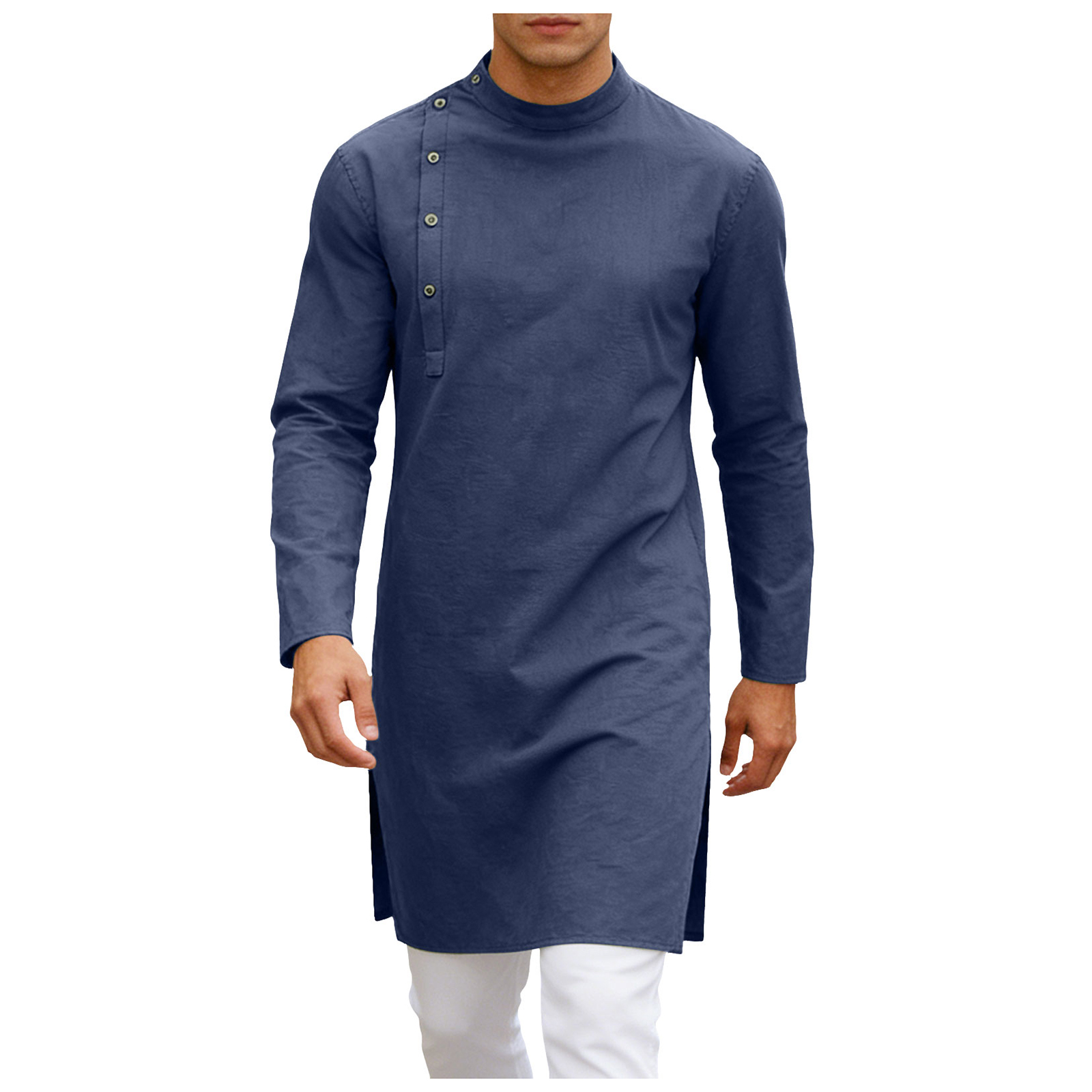 Abayas islamiques pour hommes, robes musulmanes du Moyen-Orient, vêtements islamiques, robes de prière, kaftan saoudien, Ramadan, Jubba, Thobe
