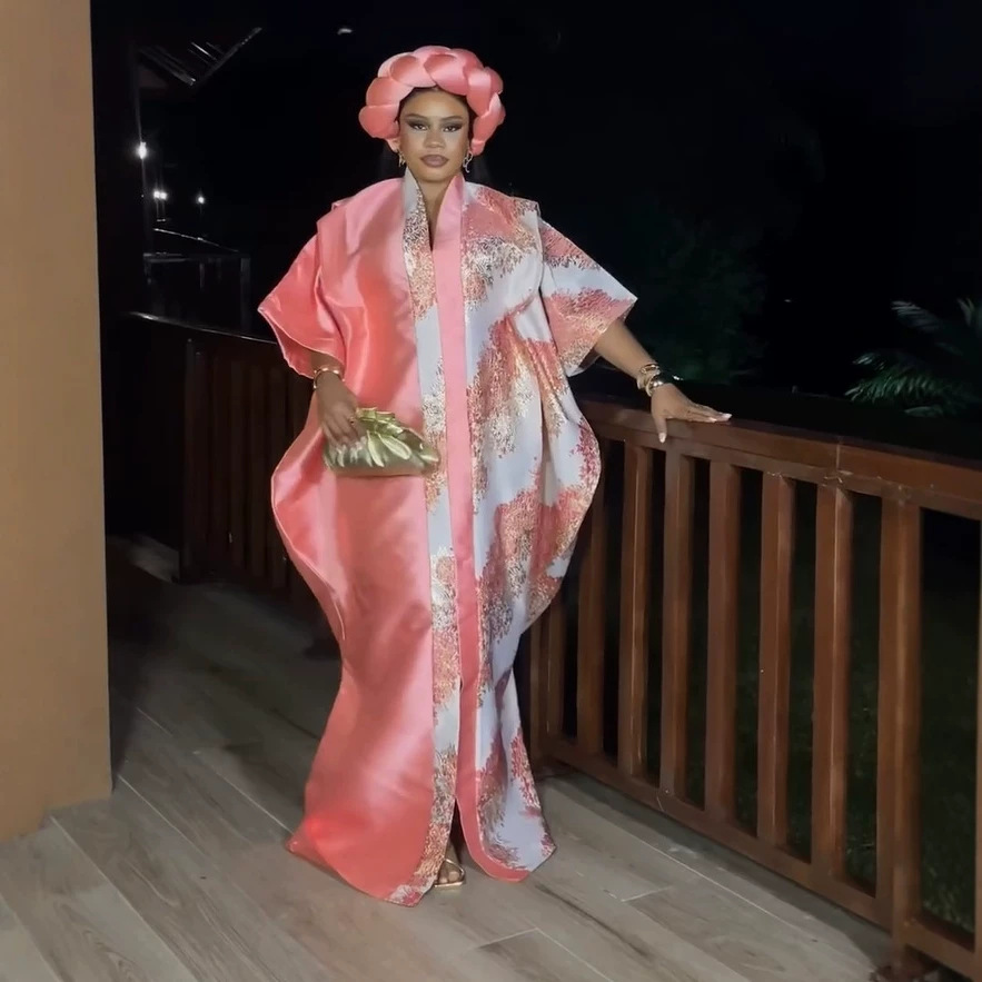 Abayas de Luxe pour Femmes Dubaï, Robes de Soirée Musulmanes Africaines à Paillettes, Kaftan Boubou Djellaba Femme 2026