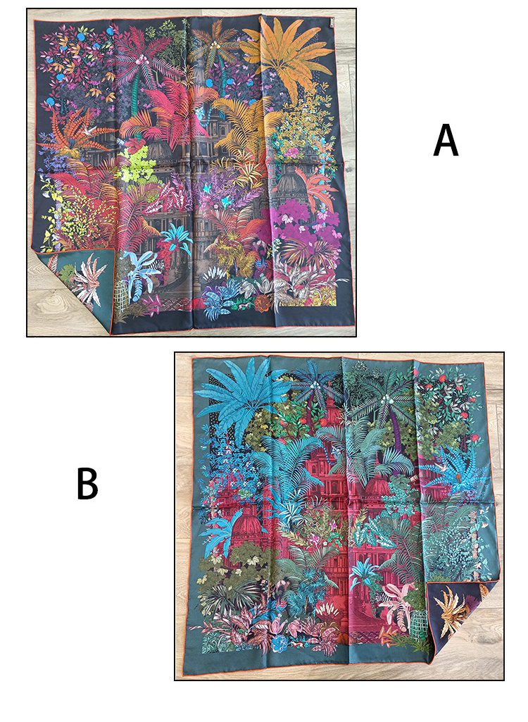 Foulard double face pour femme en soie de mûrier 18MM, de luxe, de créateur, 90*90cm, bandanas roulés à la main, accessoires pour sacs et ceintures