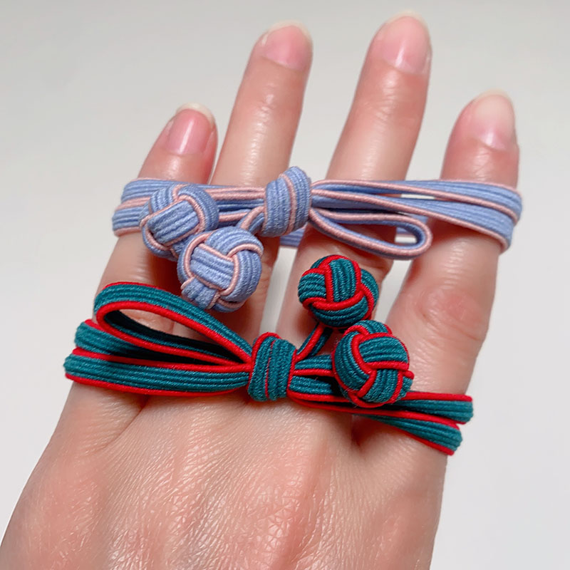 Bandes élastiques en caoutchouc pour cheveux pour femmes et filles coréennes, chouchou, qualité, durable, gomme, cravates, cadeau de Noël, bain