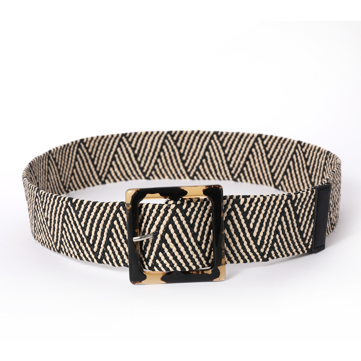 Fantaisie tissé style bohème boucle carrée large femmes ceinture vintage dames ceinture