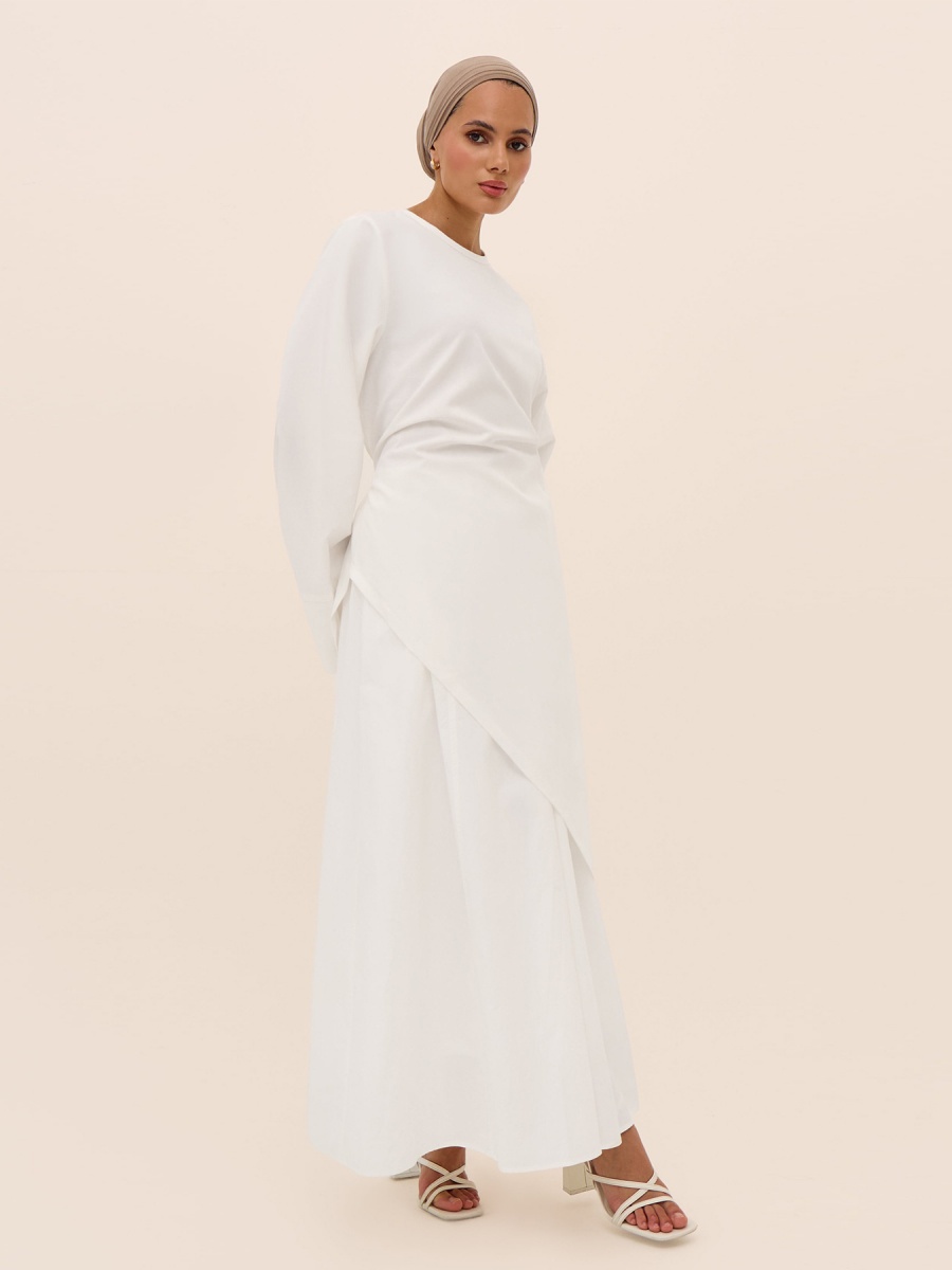 Abayas musulmanes du Moyen-Orient, arabes, de Dubaï pour femmes, ensemble deux pièces avec haut et jupe, robe kaftan modeste pour le Ramadan, vêtements islamiques pour femmes