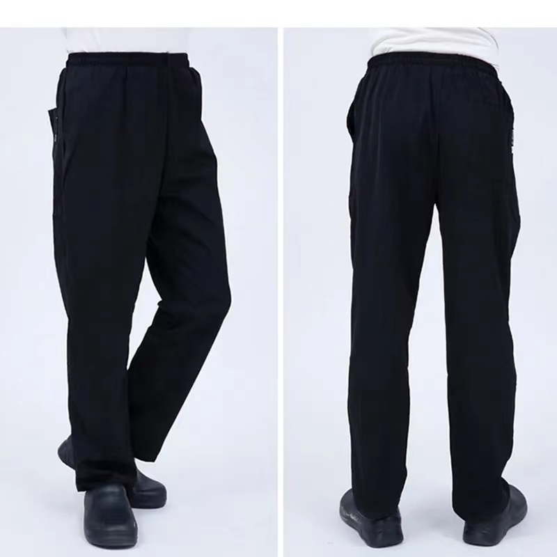 Bas de chef pour hommes, pantalon de Chef de cuisine de Restaurant, unisexe, travail de cuisine, pantalon Baggy léger, accessoires de chef, uniforme pour hommes