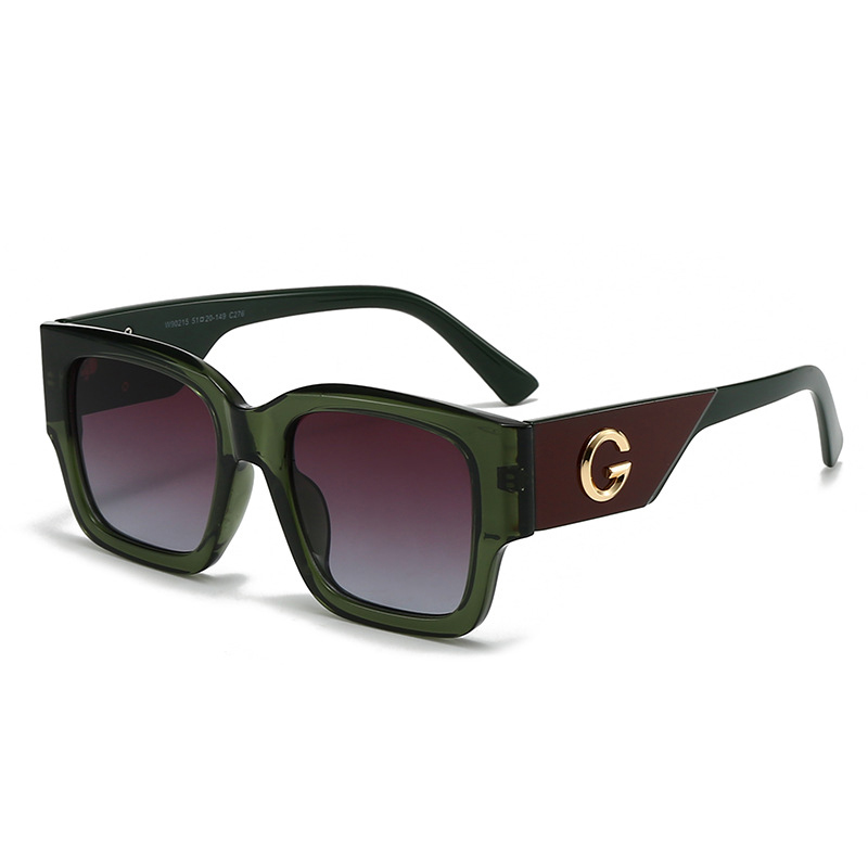 Lunettes de soleil de marque de luxe G Fashion pour femmes et hommes, lunettes carrées élégantes de style européen et américain, lunettes de créateur unisexes, protection UV400