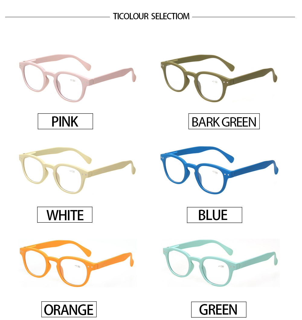 Lunettes de lecture ovales, loupe à monture de mode, 5 couleurs, charnière à ressort, lunettes de Prescription pour lecteurs masculins et féminins