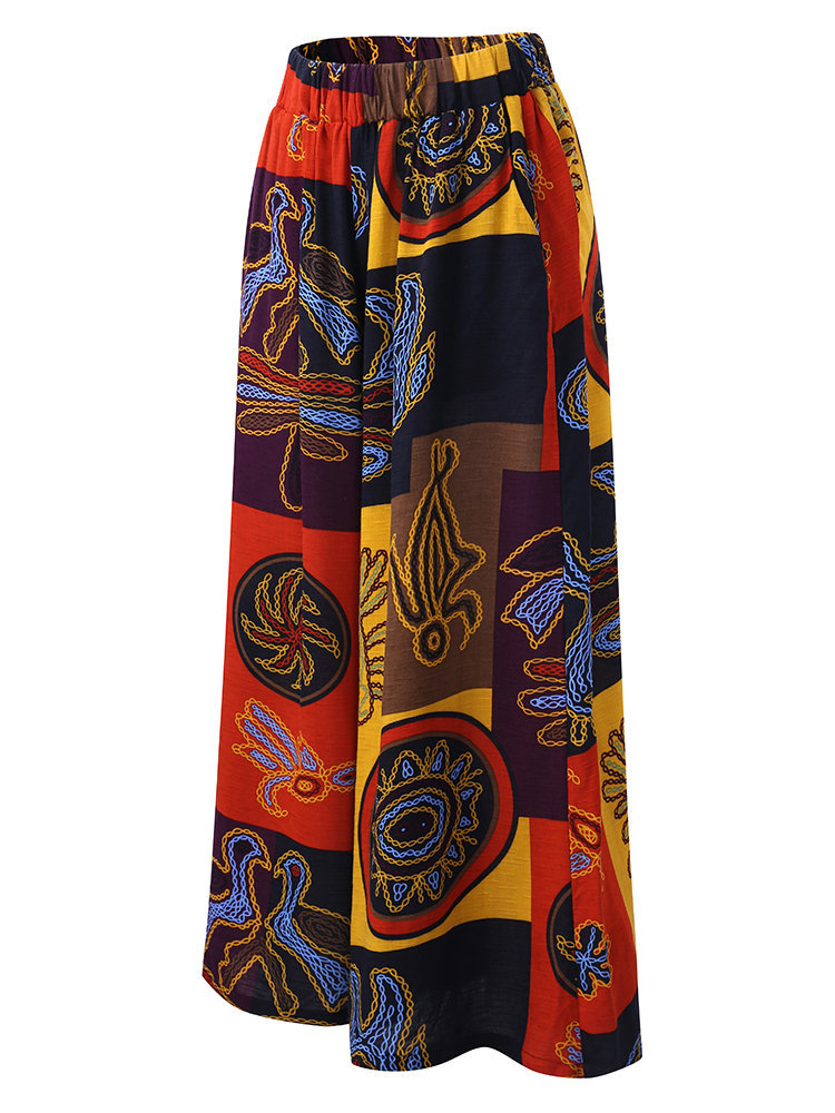Femmes dames 5XL jambe large Boho Yoga sarouel gitane Hippie Thai Boho Court femmes pantalon taille froncée Aladdin pantalons pour femmes