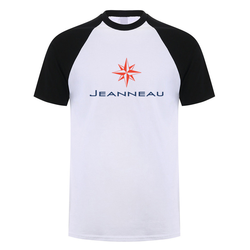 Jeanneau t-shirt été hommes coton à manches courtes T-shirts Jeanneau homme hauts t-shirt LH-390