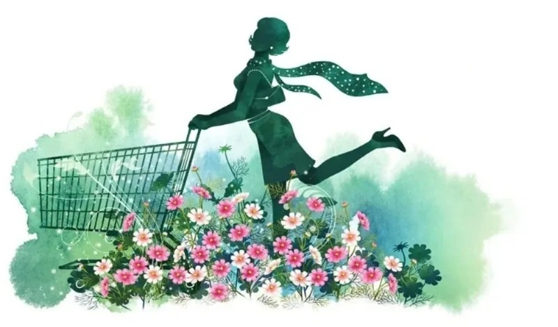 T-Shirt décontracté à manches courtes et col rond pour femme, grande taille, imprimé Floral, noir avec fleurs bleues et blanches, vêtements toutes saisons