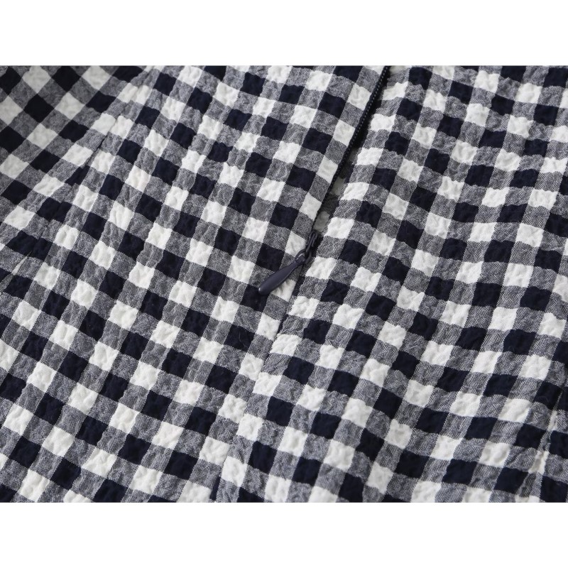 Nouvelle Robe Midi Élégante à Carreaux pour Femme Été 2026 – Robe Longue Sans Manches à Bretelles Larges pour Femme