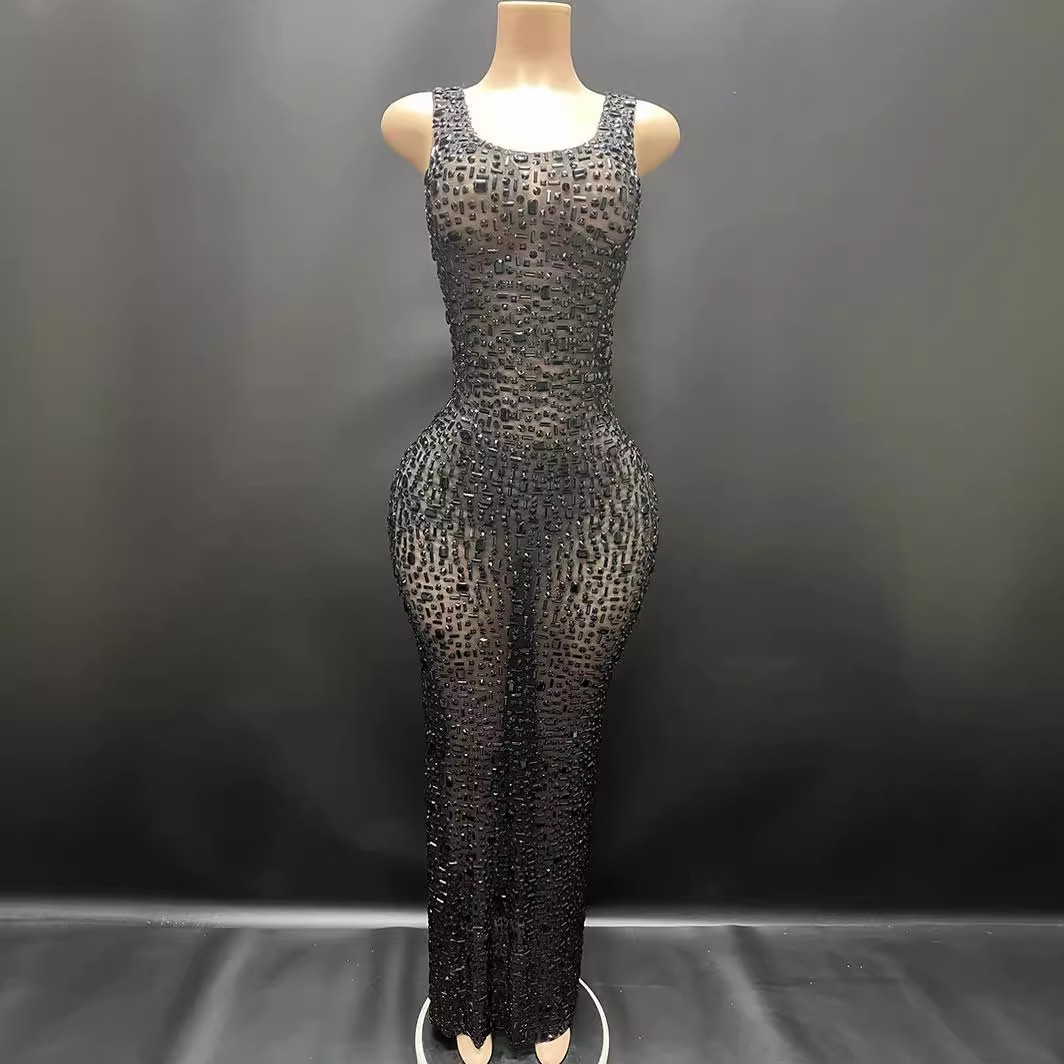 Robe de Mariée en Diamants pour Femme, Tenue de ixd'Anniversaire, Nouvel An