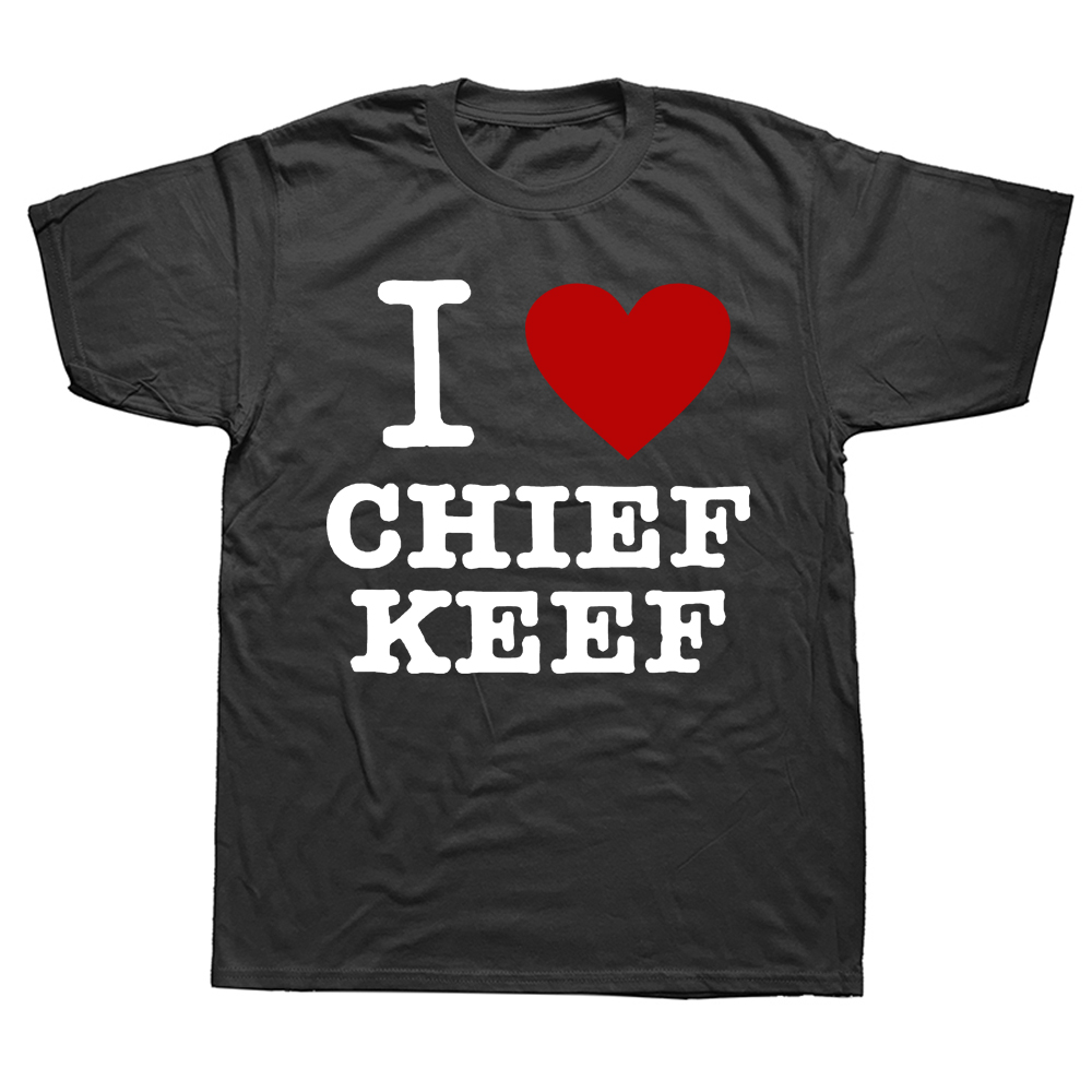T-Shirt à Manches Courtes pour Homme, en Coton, Décontracté, Vintage, Gothique, I Love Loud, Streetwear, Hip Hop