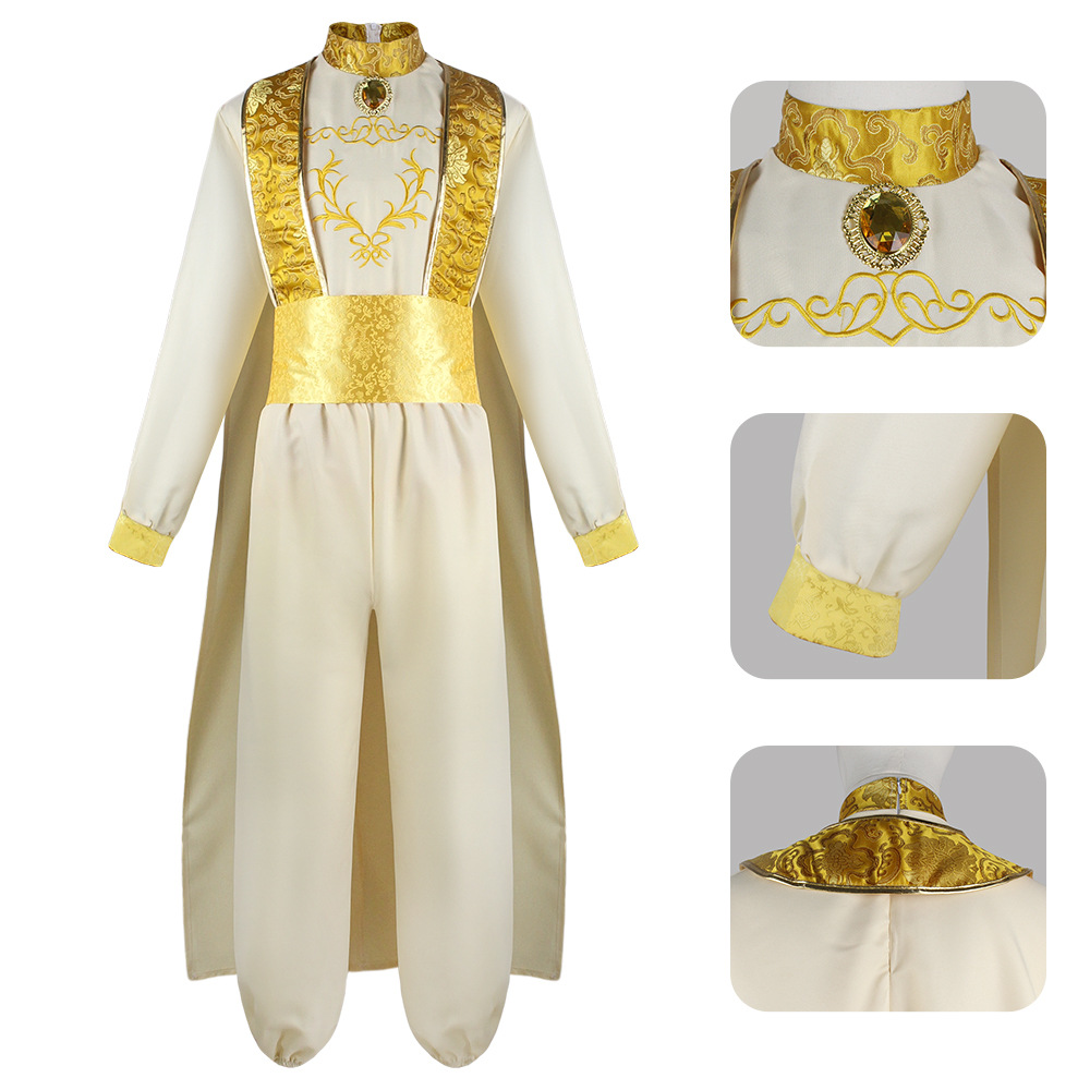 Costume de Cosplay Prince arabe pour adultes, conte de fées, lampe magique merveilleuse, tenues de Prince arabe pour spectacle sur scène d'halloween