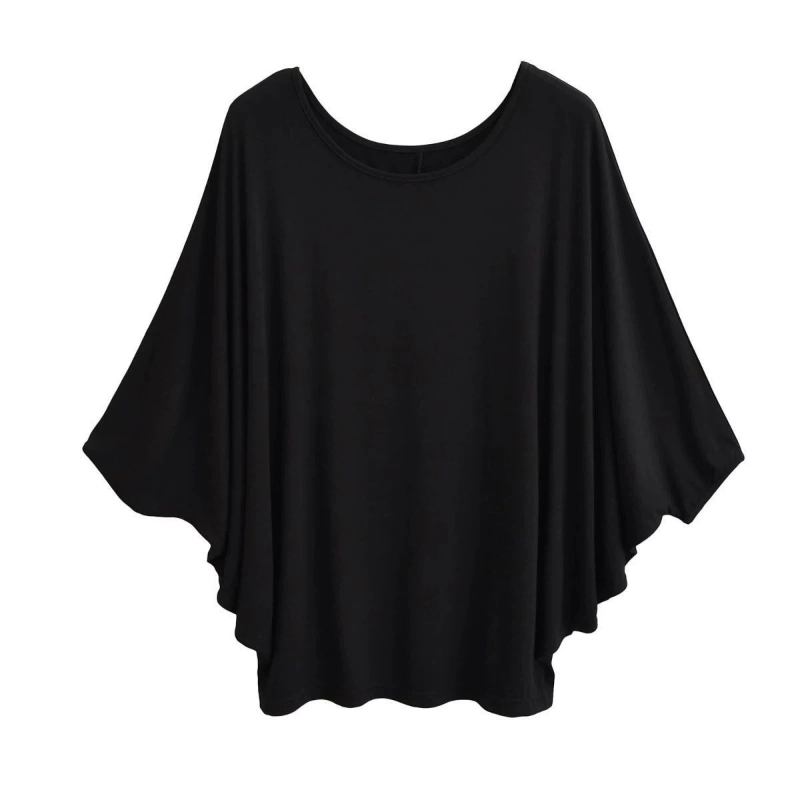 T-shirts amples et décontractés pour femmes, style streetwear, couleur unie, manches courtes, coupe irrégulière, tendance mode été