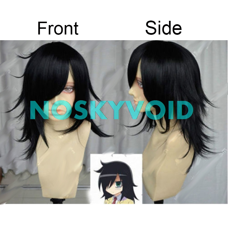 Costumes de cosplay Kuroki Tomoko Watashi Ga Motenai No Wa Dou Kangaetemo Omaera Ga Warui WataMote Uniforme Femme Perruques