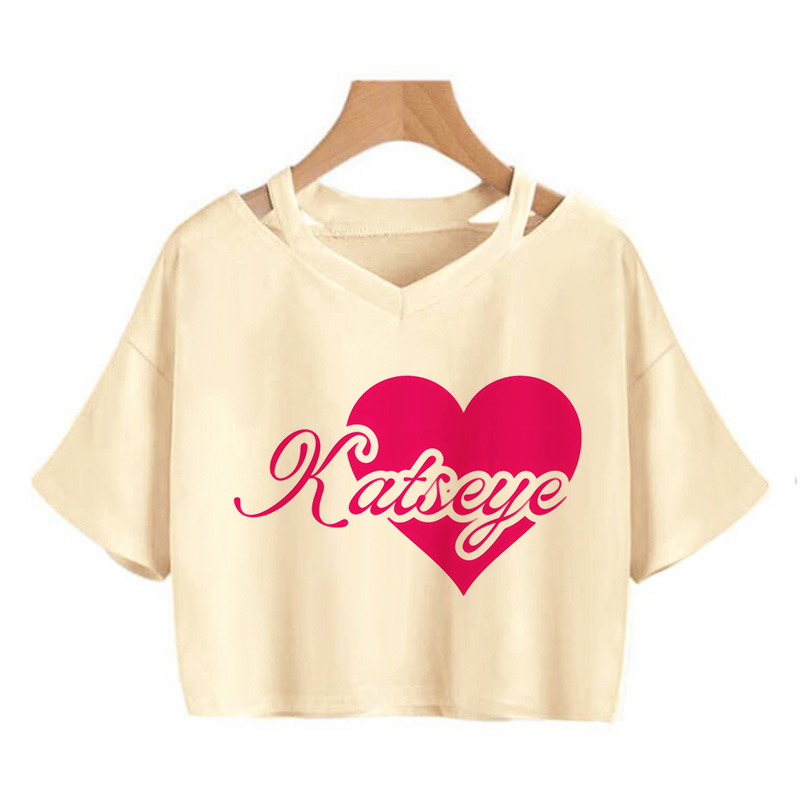 Femmes Style coréen culture hauts chaud gothique Y2k T-shirt graphique Vintage T-shirt femmes Katseye imprimer Sexy recadrée T-shirt vêtements