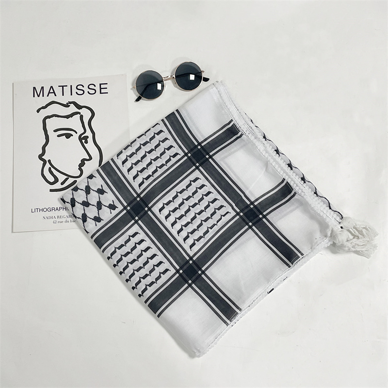 Foulard en coton imprimé à la mode, bandeau du moyen-orient, dubaï, Türkiye, pour femmes musulmanes, Hijab, écharpe islamique, Turban Long féminin