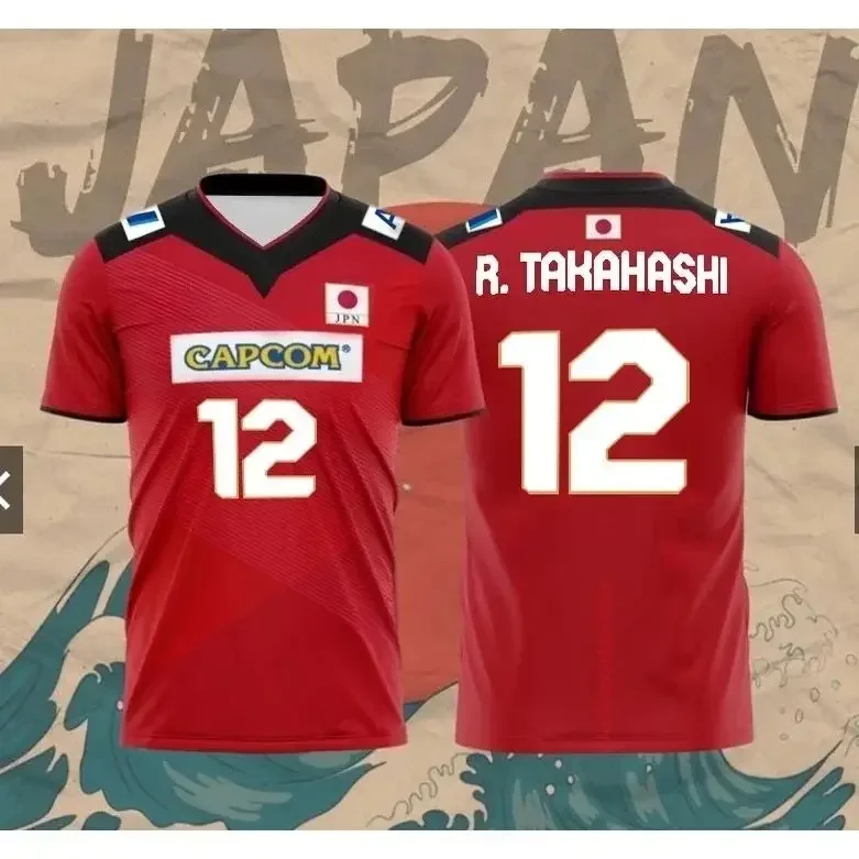 Maillot de volley-ball japonais pour hommes et femmes, vêtements R.Takahashi No.21 Ishikawa No.14, T-shirt ample, décontracté, respirant, à séchage rapide
