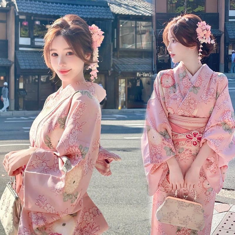 Kimono traditionnel japonais Yukata Haori pour femmes, chemisier Cosplay, mode d'été, vêtements de photographie, robe de soirée