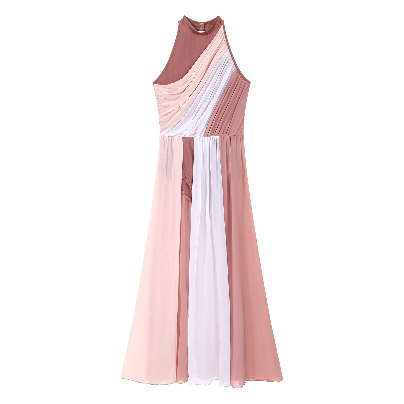 Robe de danse lyrique moderne pour femmes, justaucorps de gymnastique de Ballet, sans manches, fendue, transparente, vêtements de danse contemporains pour spectacle sur scène