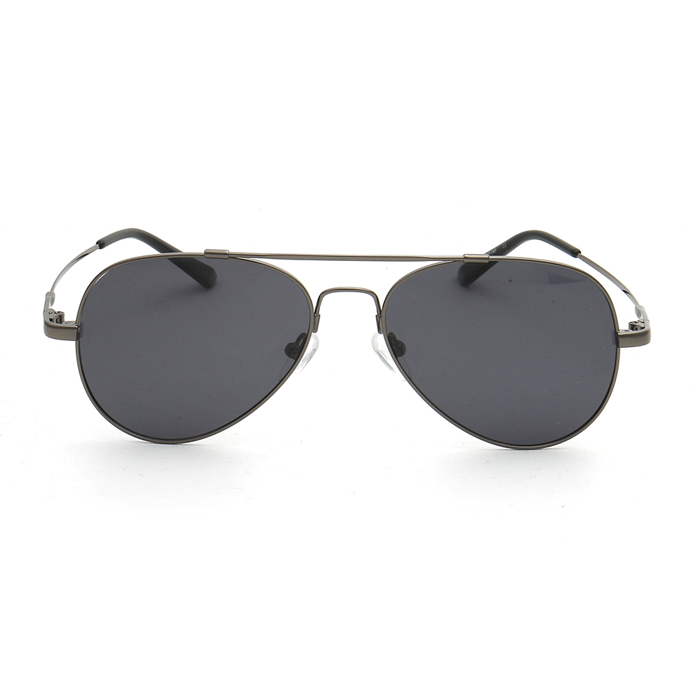 Aviation hommes lunettes de soleil polarisées montures pour hommes pilote lunettes de soleil métal lumière Flexible à la mode moderne or conduite UV400