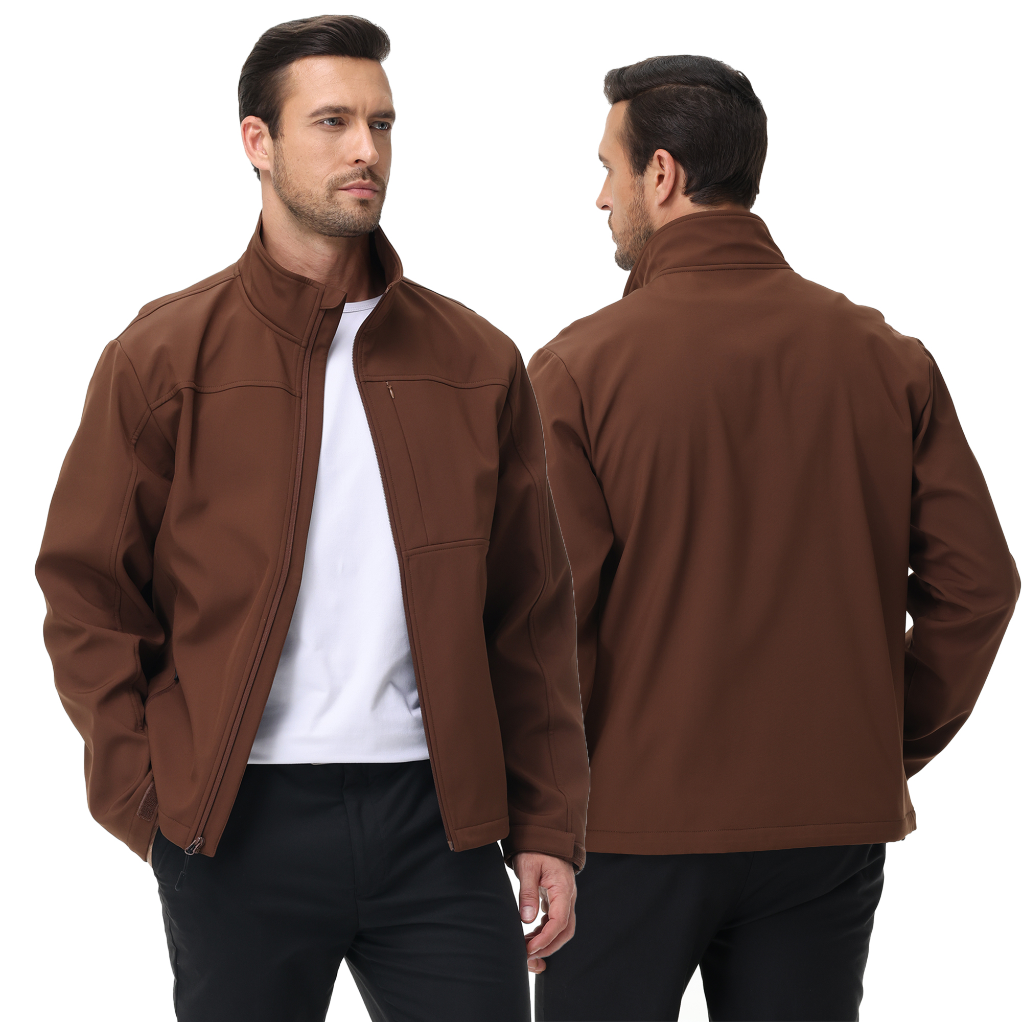 Veste d'affaires décontractée pour hommes, manteau coupe-vent imperméable à la mode, veste Cargo pour les voyages quotidiens en plein air, automne et hiver