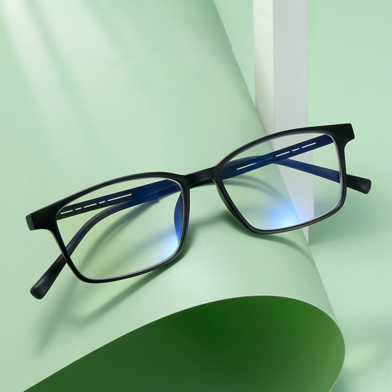Lunettes de presbytie d'affaires noires pour hommes et femmes, lunettes de lecture rectangulaires classiques, anti-lumière bleue, lunettes d'hypermétropie, mode