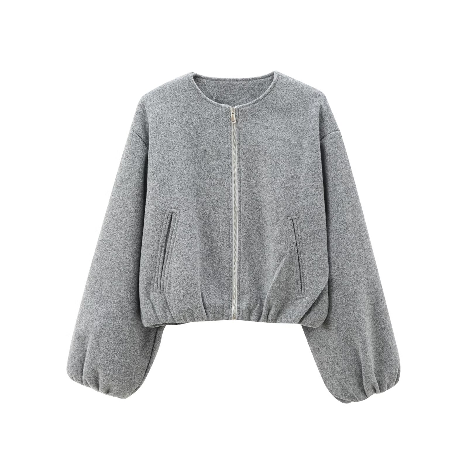 MUJER rouge fermeture éclair Bomber vestes pour femmes doux recadrée vestes femme 2025 à manches longues femme veste de sport nouveau dans les vêtements d'extérieur