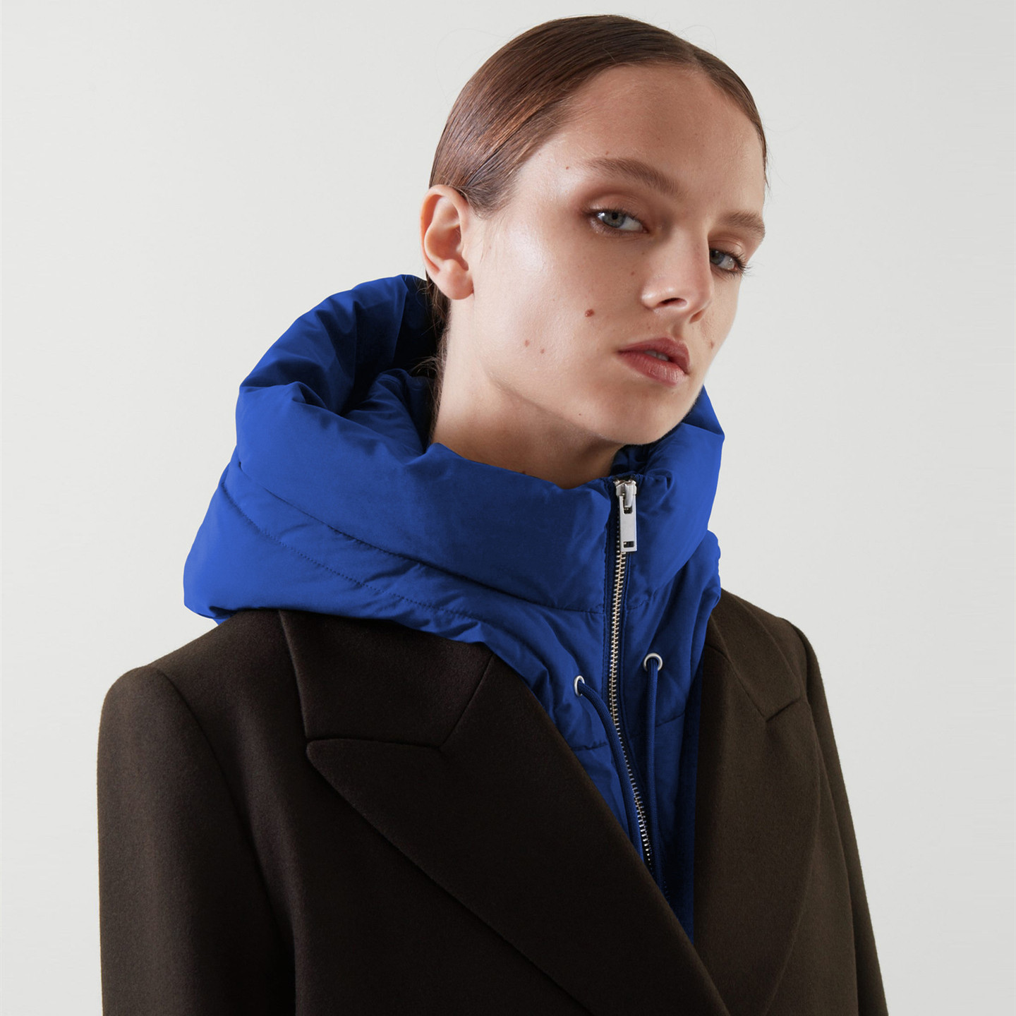 Cagoule Ultralégère à Capuche pour Homme et Femme, Chapeau Chaud avec Anneau, Fermeture Éclair, Manteau Court, Haut Précieux, Hiver