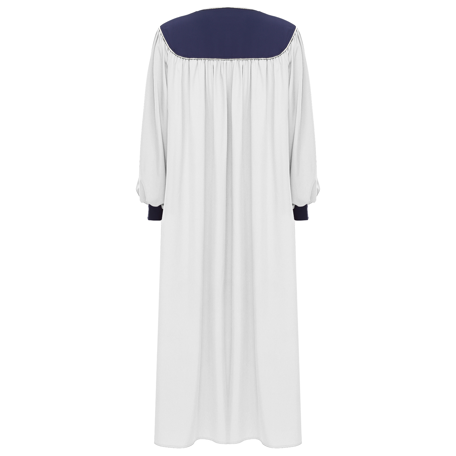 Robe de prêtre chrétien pour femmes, fermeture éclair fendue sur le devant, robe de pasteur, Robes de chorale d'église, Costume de spectacle du clergé catholique d'halloween