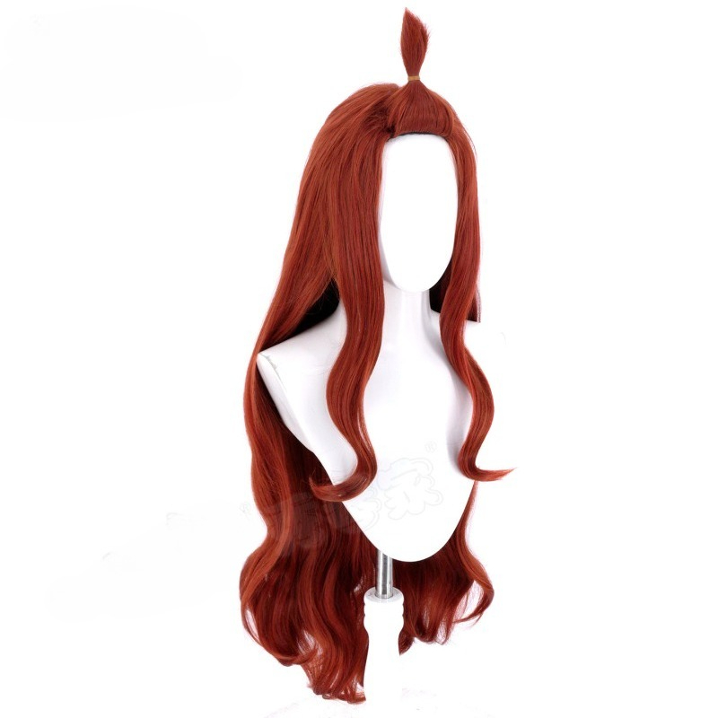 Perruque brune de cosplay Anime Aruko Sakai Aruneko avec oreilles de chat, queue en fourrure, cheveux synthétiques longs et accessoires, ensemble pour femmes.