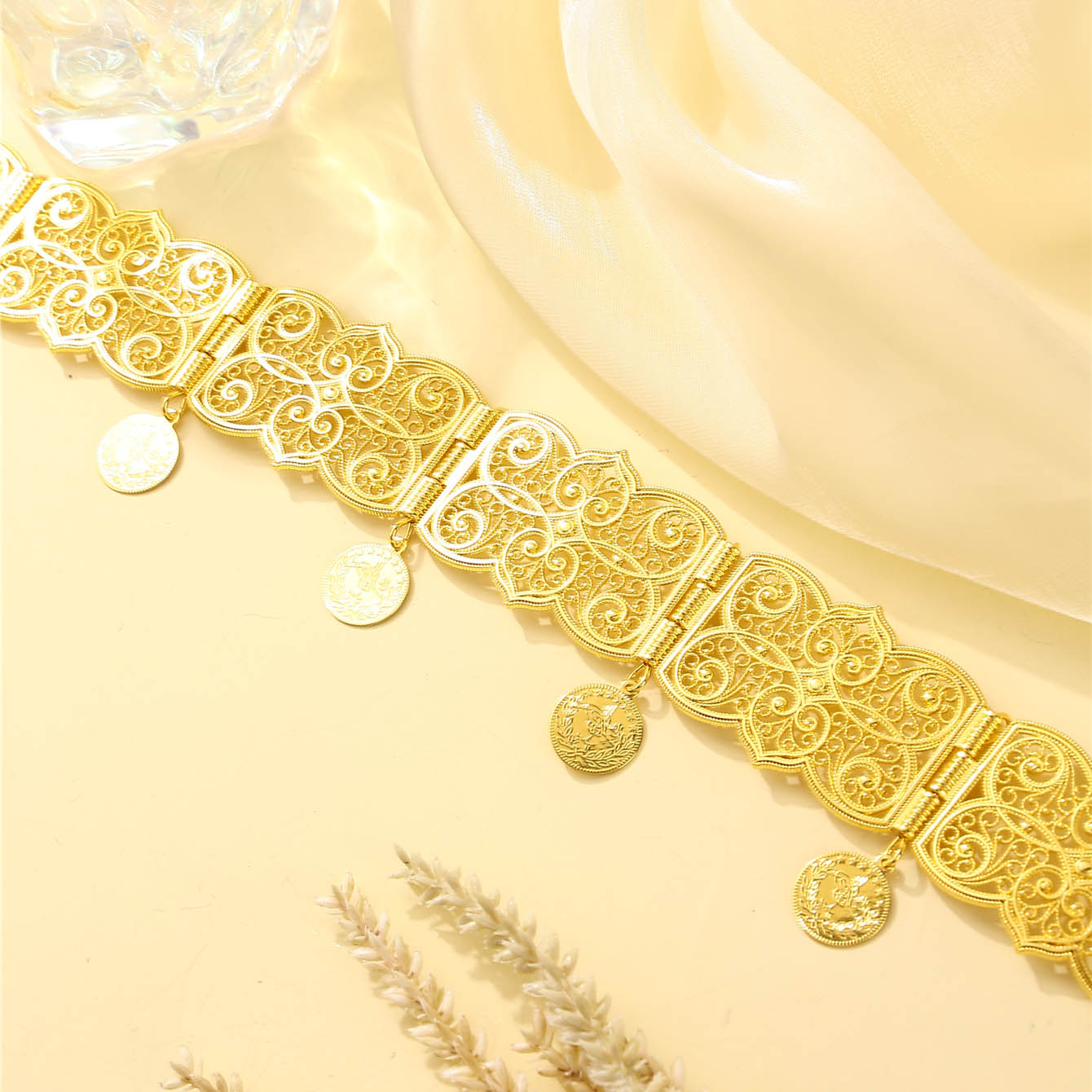 Ceintures de taille pour robe algérienne pour femmes, taille réglable, accessoires de fête de mariée du moyen-orient, cadeaux pour dames